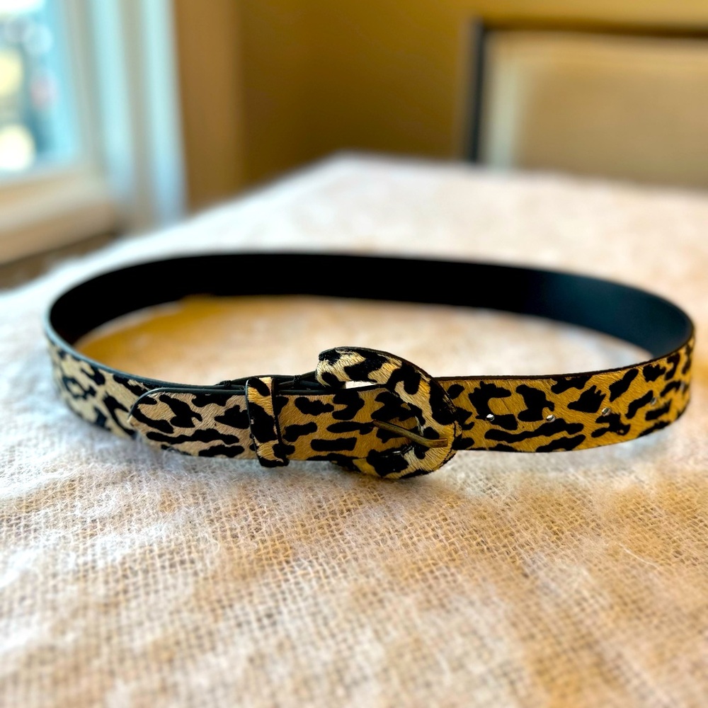 Free People Wildcat cow hair Leather Belt Small/ Medium